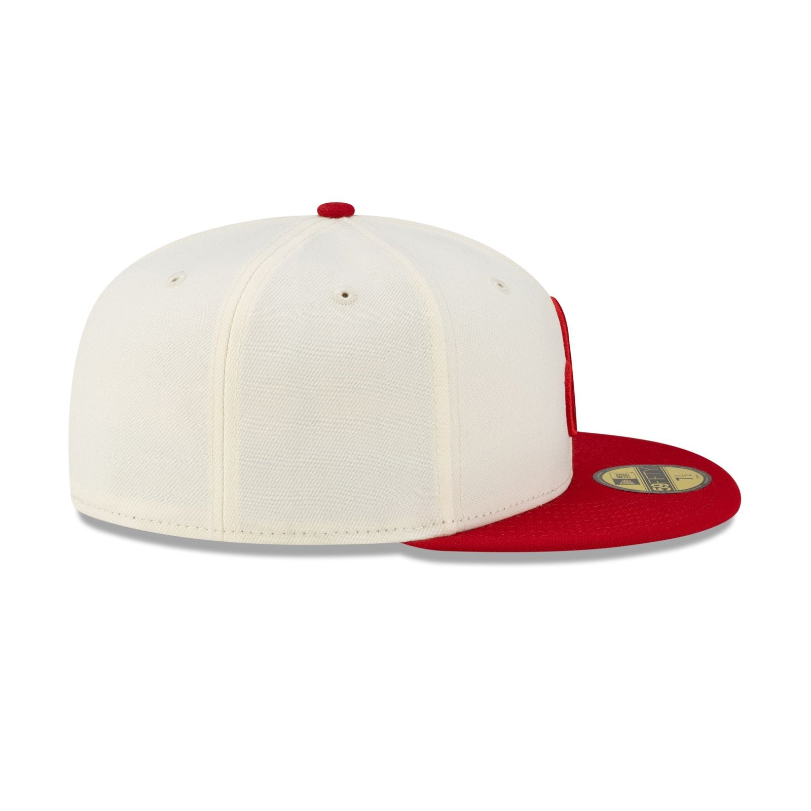 Philadelphia Phillies Upside Down Logo Chrome 59FIFTY Fitted Hat - Image 5