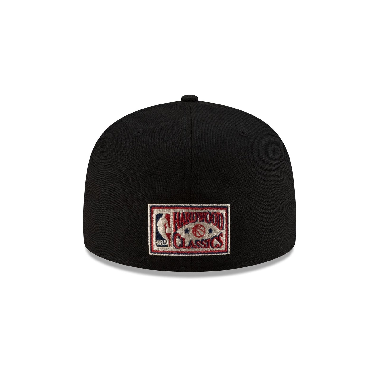 Philadelphia 76ers 1963-1976 Hardwood Classics Poly Black 59FIFTY Fitted Hat - Image 6