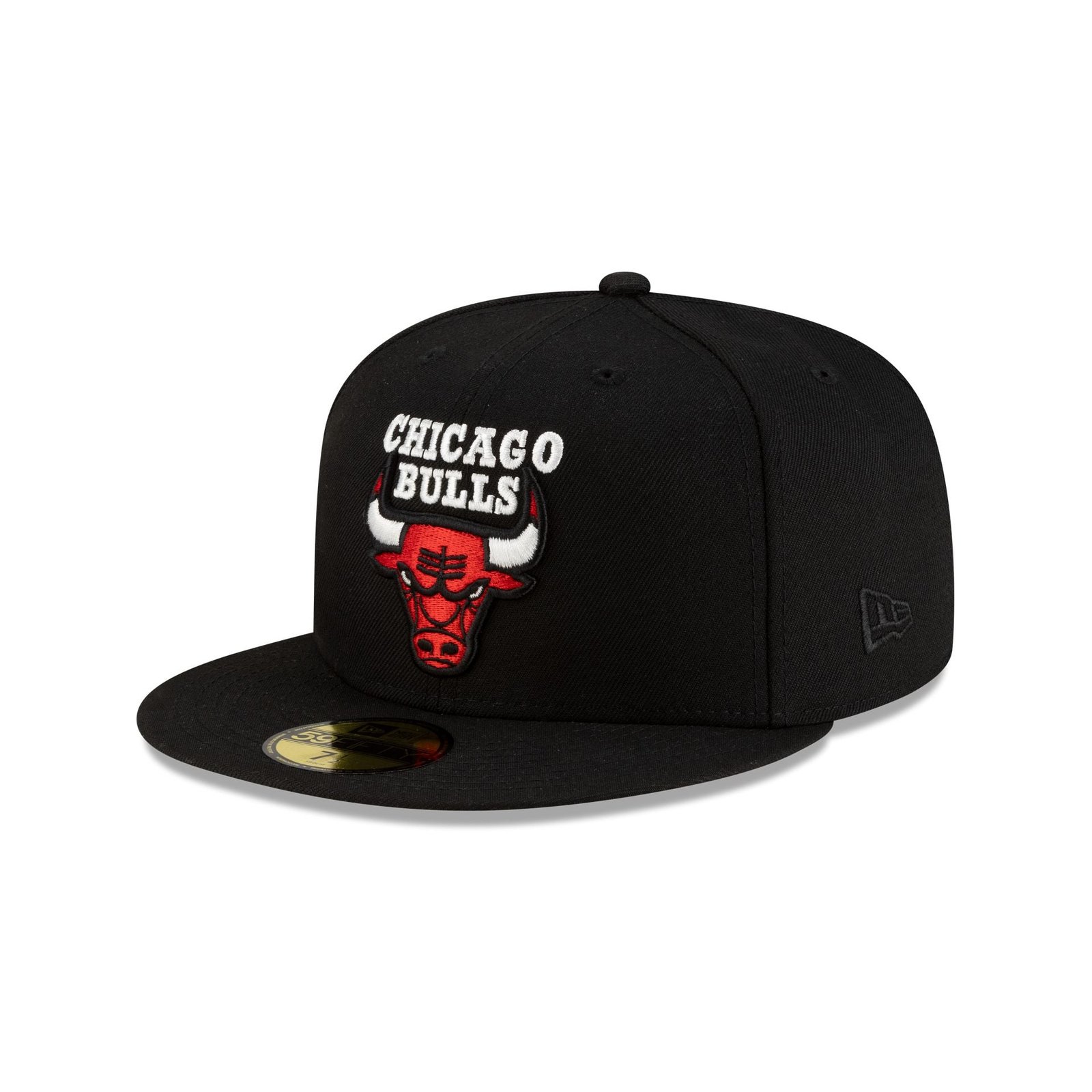 Chicago Bulls 1966-Present Hardwood Classics Black 59FIFTY Fitted Hat - Image 3