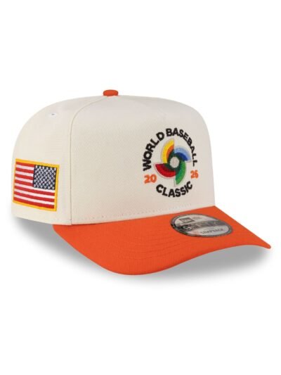 USA 2026 World Baseball Classic Chrome White 9FIFTY A-Frame Snapback Hat