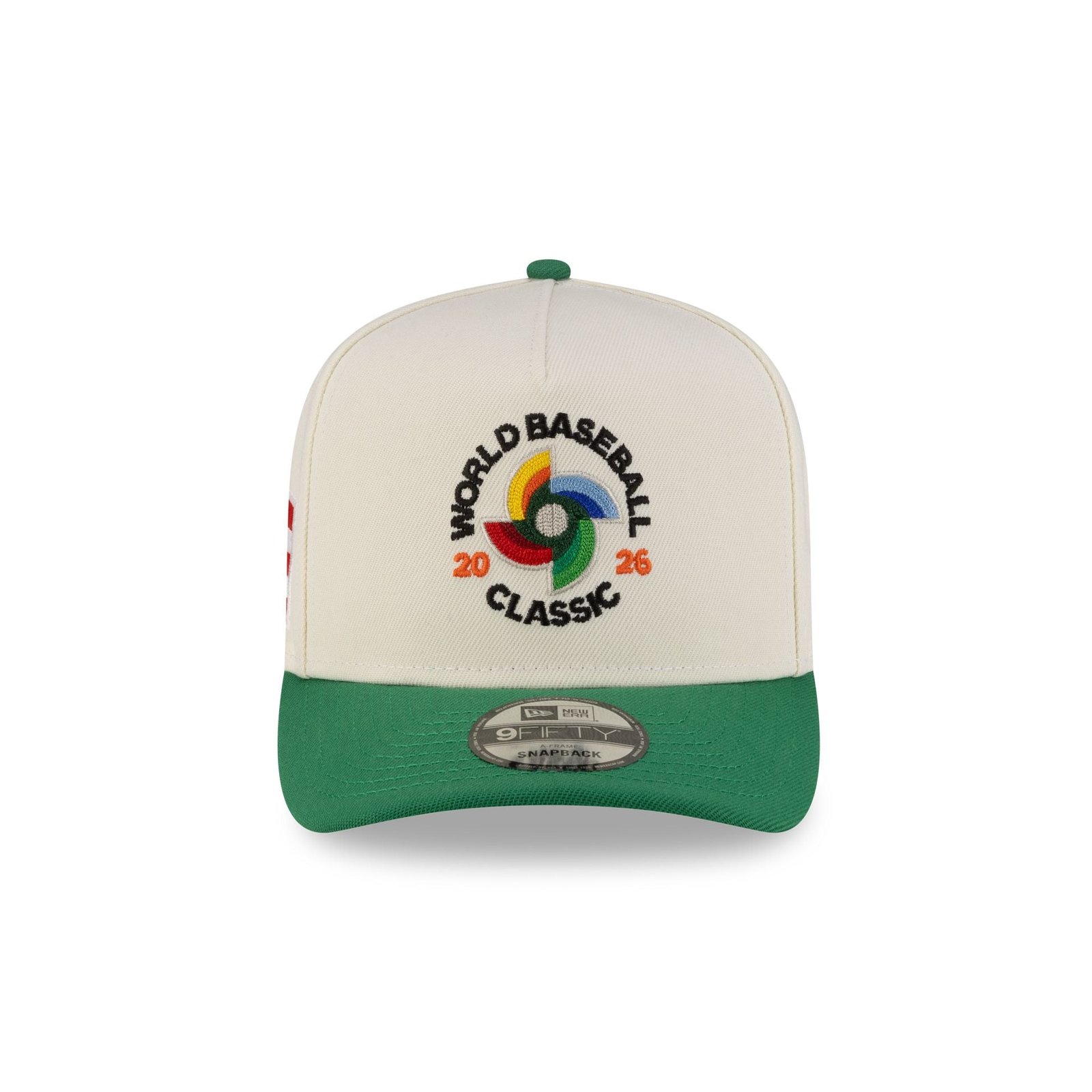 Puerto Rico 2026 World Baseball Classic Chrome White 9FIFTY A-Frame Snapback Hat - Image 2