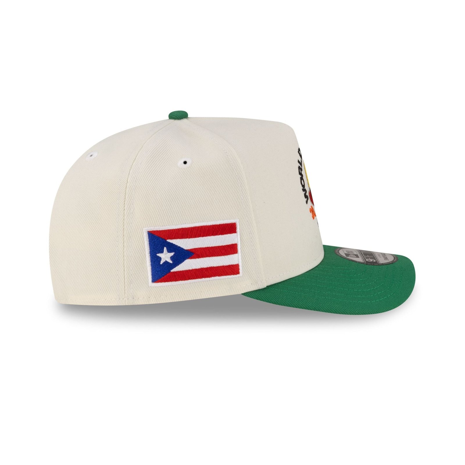 Puerto Rico 2026 World Baseball Classic Chrome White 9FIFTY A-Frame Snapback Hat - Image 4