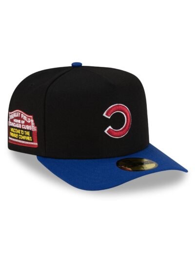 Just Caps Upside Down Logo Chicago Cubs 59FIFTY A-Frame Fitted Hat