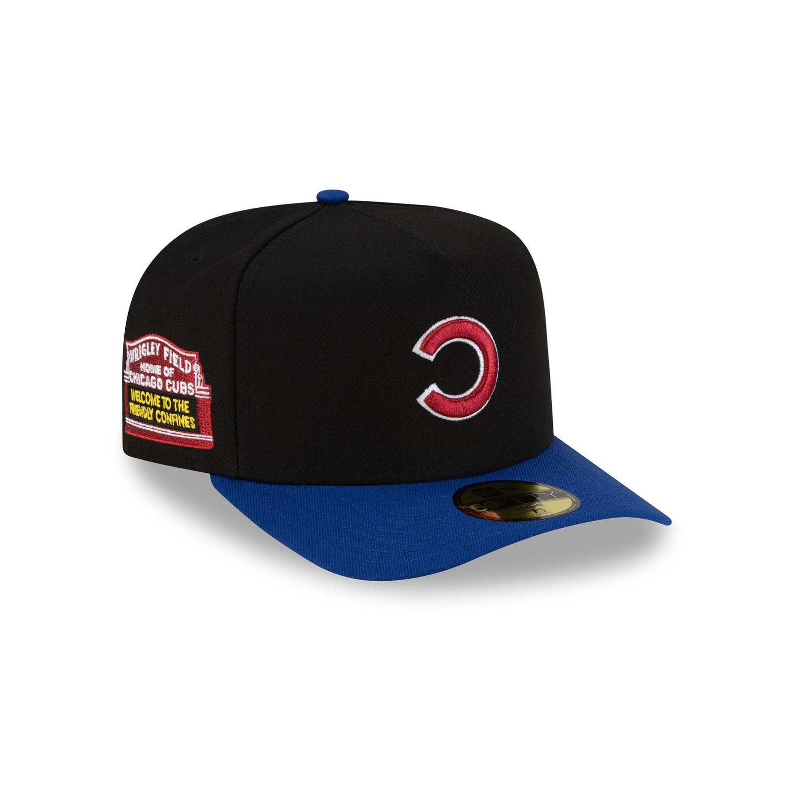 Just Caps Upside Down Logo Chicago Cubs 59FIFTY A-Frame Fitted Hat
