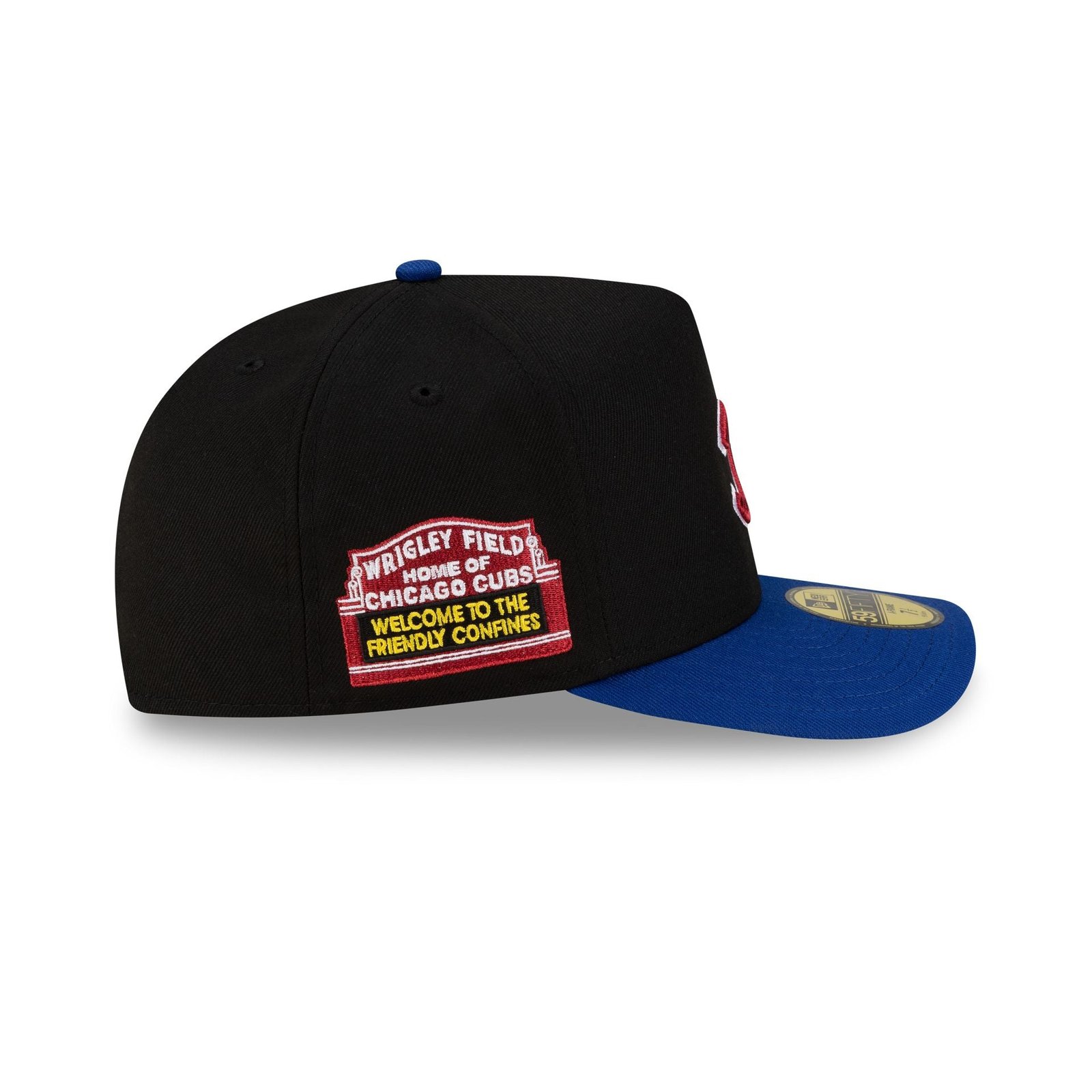 Just Caps Upside Down Logo Chicago Cubs 59FIFTY A-Frame Fitted Hat - Image 5