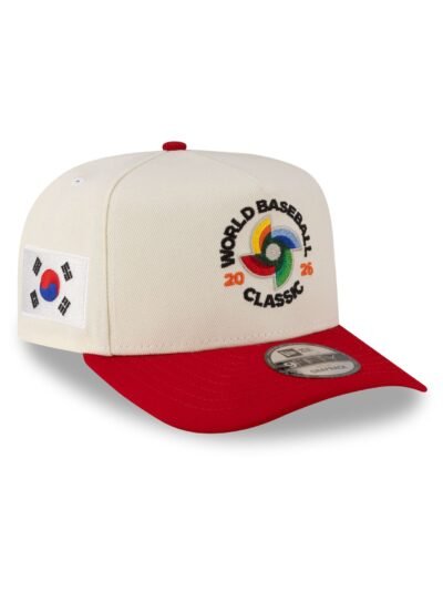 Korea 2026 World Baseball Classic Chrome White 9FIFTY A-Frame Snapback Hat