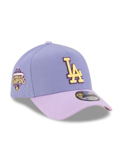 Los Angeles Dodgers Lavender Pink 9FORTY A-Frame Snapback Hat