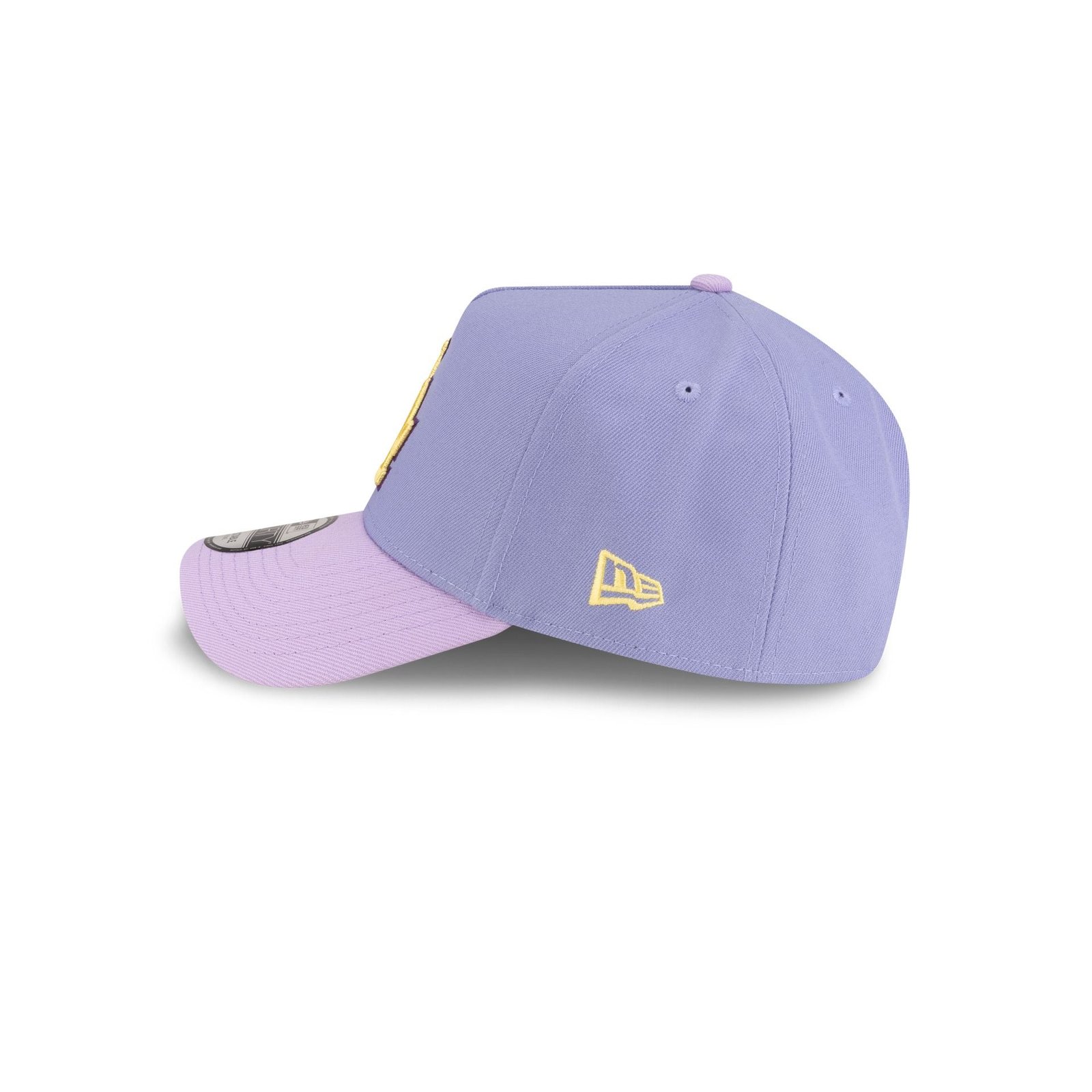 Los Angeles Dodgers Lavender Pink 9FORTY A-Frame Snapback Hat - Image 5
