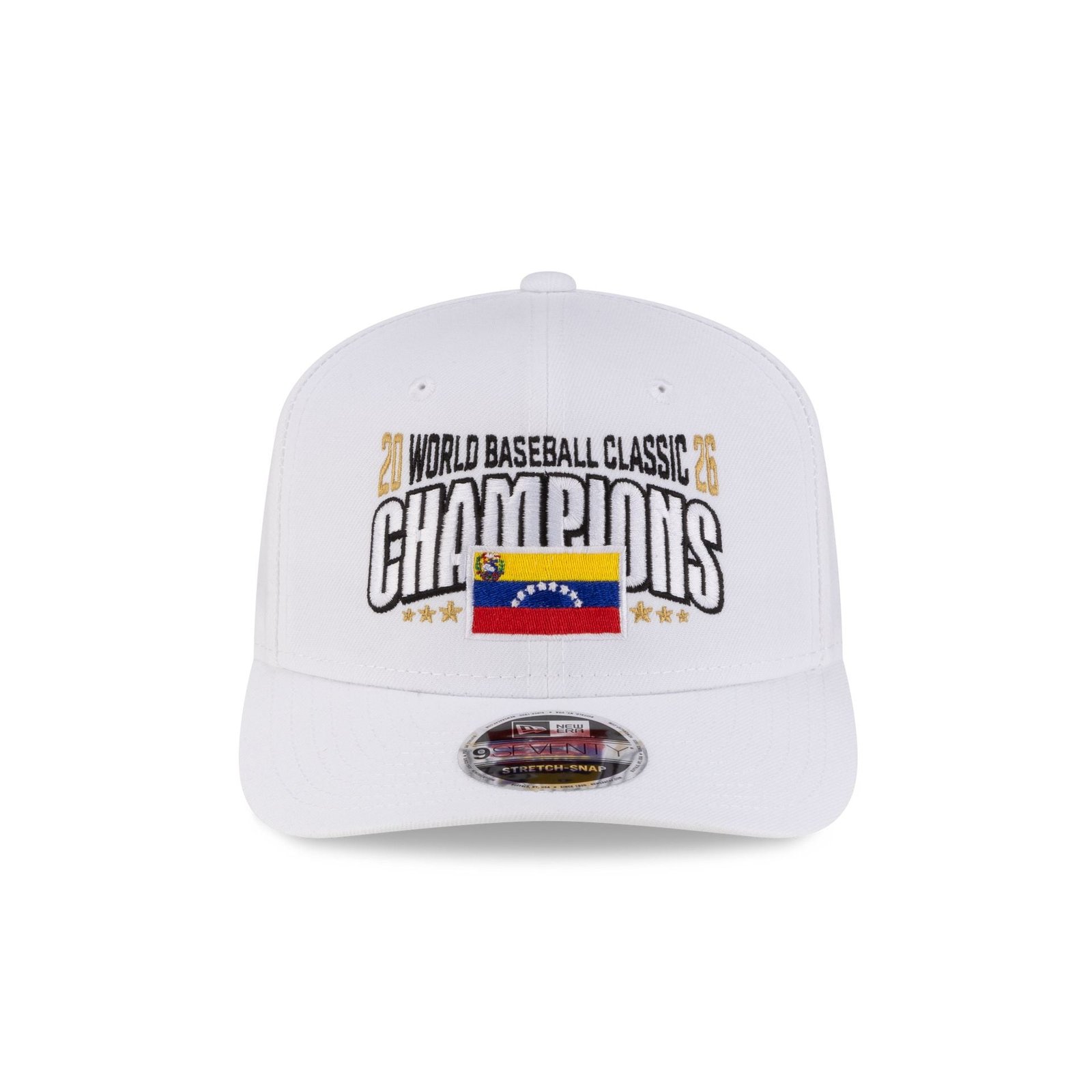 2026 World Baseball Classic Champions Venezuela 9SEVENTY Stretch-Snap Hat - Image 2