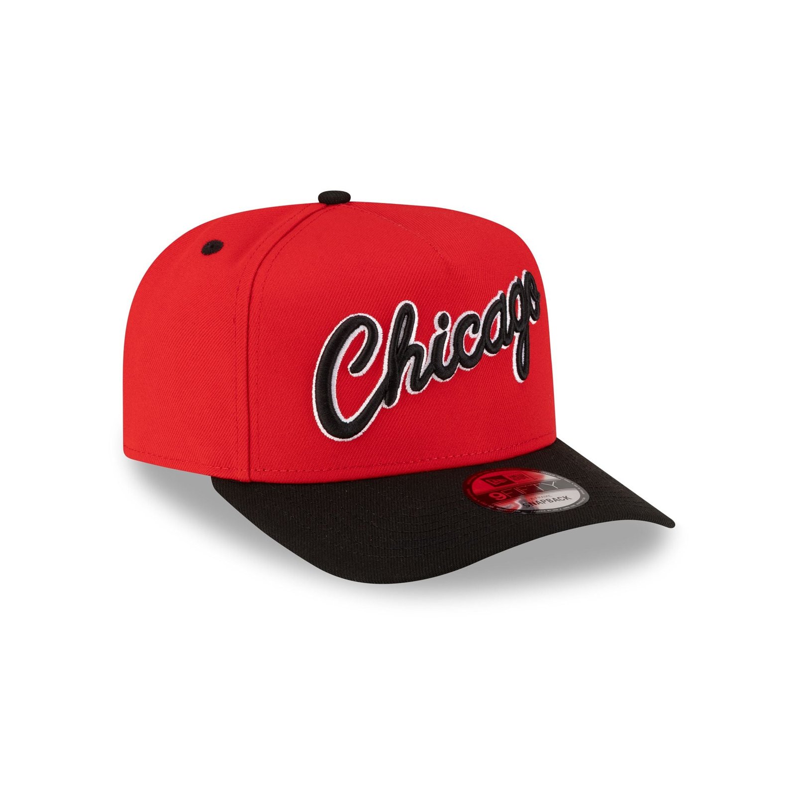 Chicago Bulls Hardwood Classics 80s Two Tone 9FIFTY A-Frame Snapback Hat - Image 3