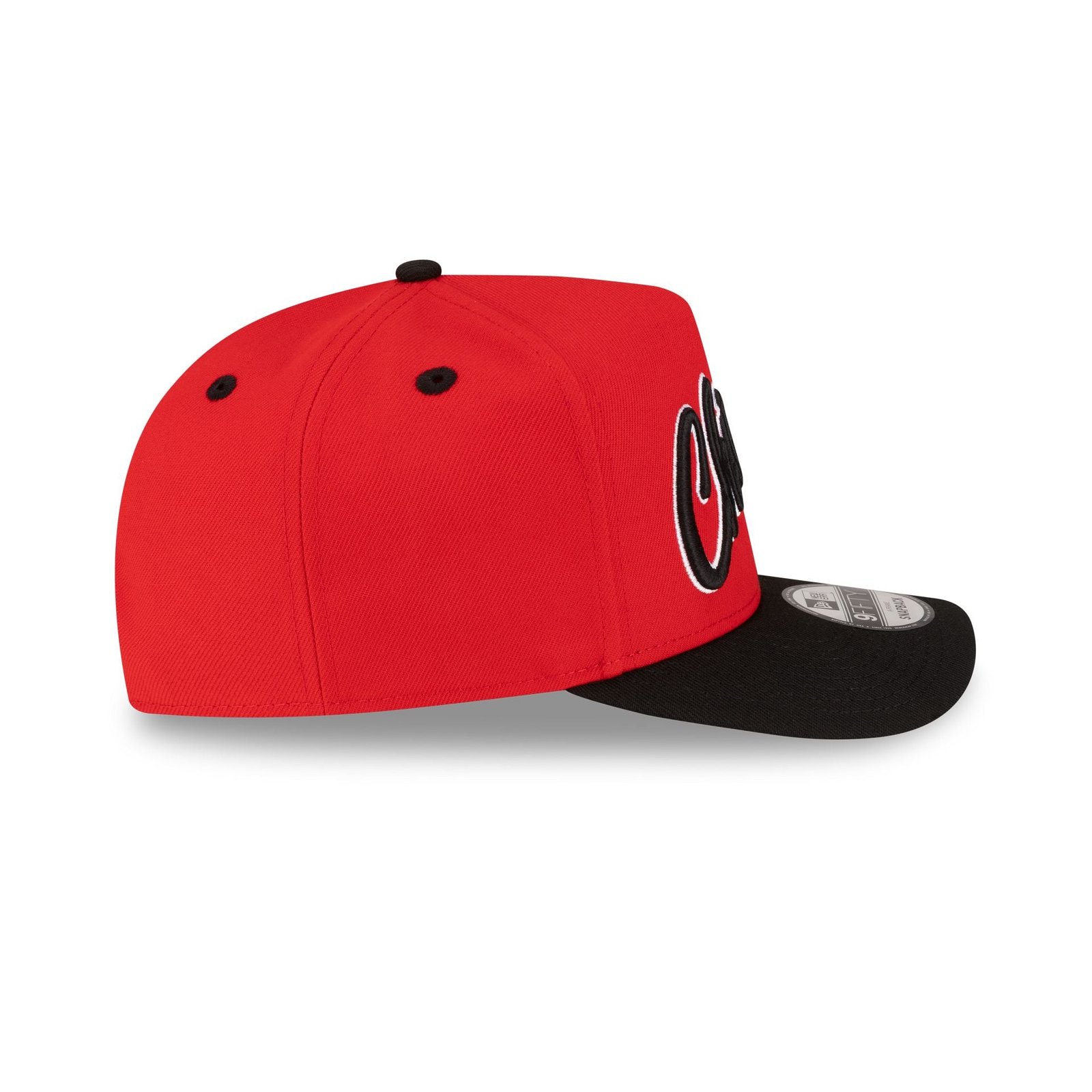 Chicago Bulls Hardwood Classics 80s Two Tone 9FIFTY A-Frame Snapback Hat - Image 5