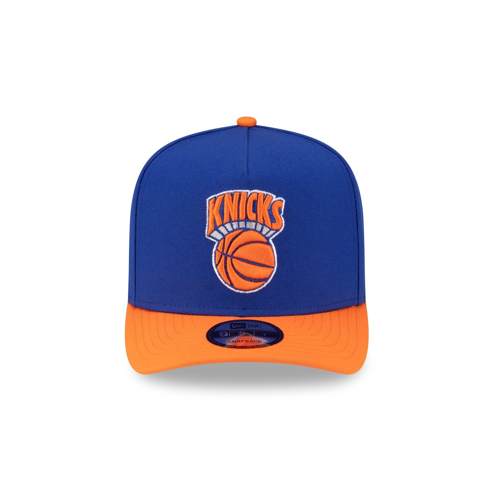 New York Knicks Hardwood Classics 80s Two Tone 9FIFTY A-Frame Snapback Hat - Image 2