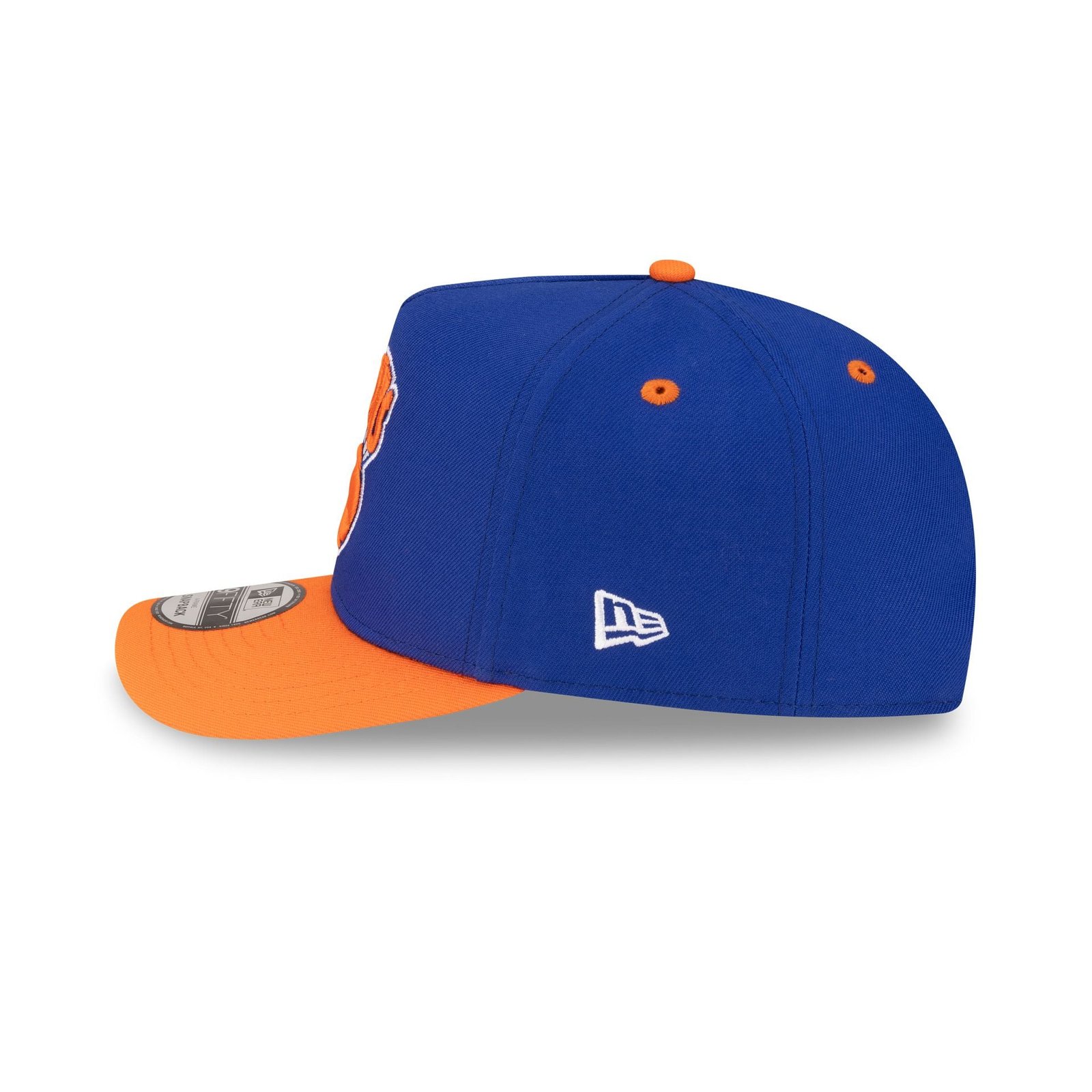 New York Knicks Hardwood Classics 80s Two Tone 9FIFTY A-Frame Snapback Hat - Image 4