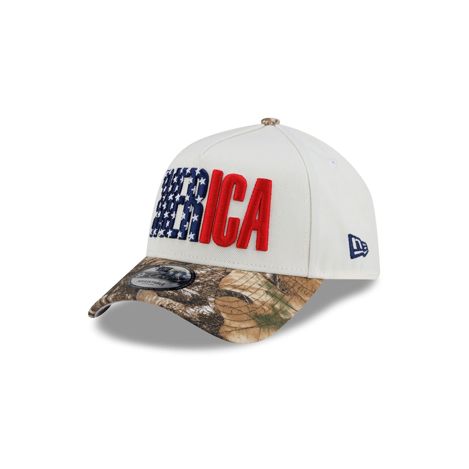 New Era Cap 'Merica Chrome White 9FORTY A-Frame Snapback Hat - Image 3