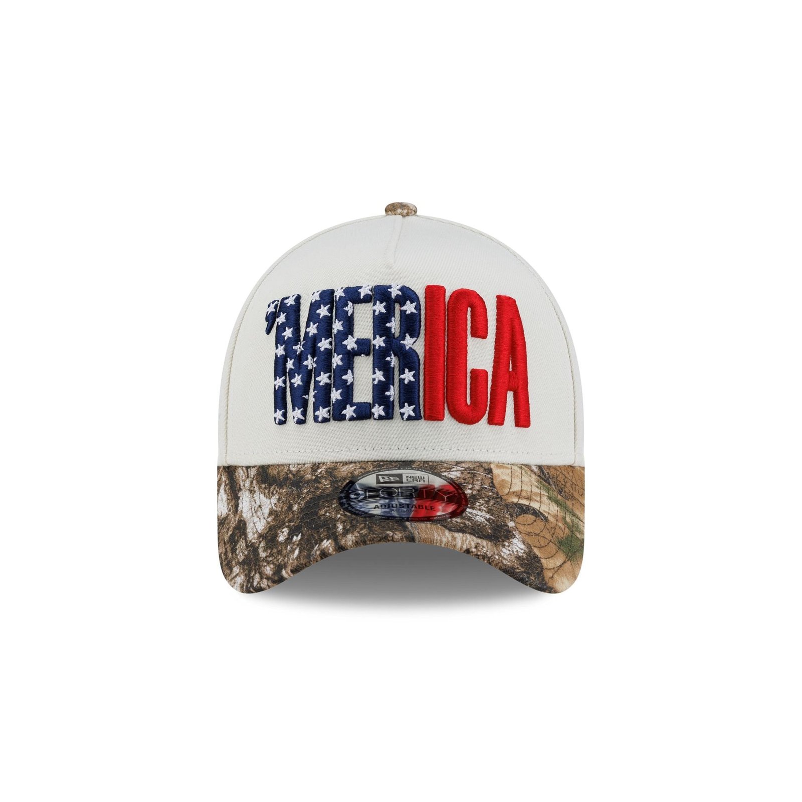 New Era Cap 'Merica Chrome White 9FORTY A-Frame Snapback Hat - Image 2
