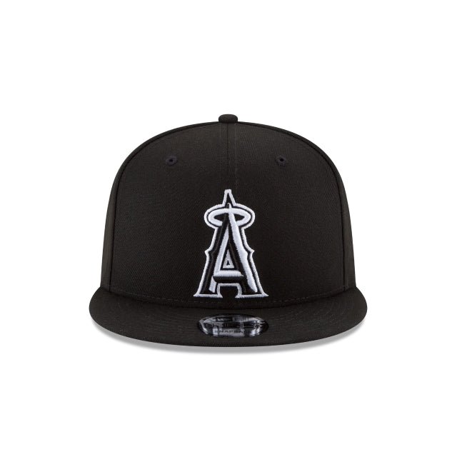 Los Angeles Angels Basic Black and White 9FIFTY Snapback Hat - Image 2