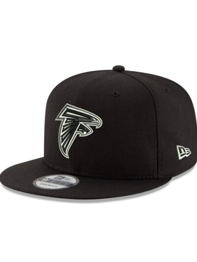 Atlanta Falcons Black and White 9FIFTY Snapback Hat