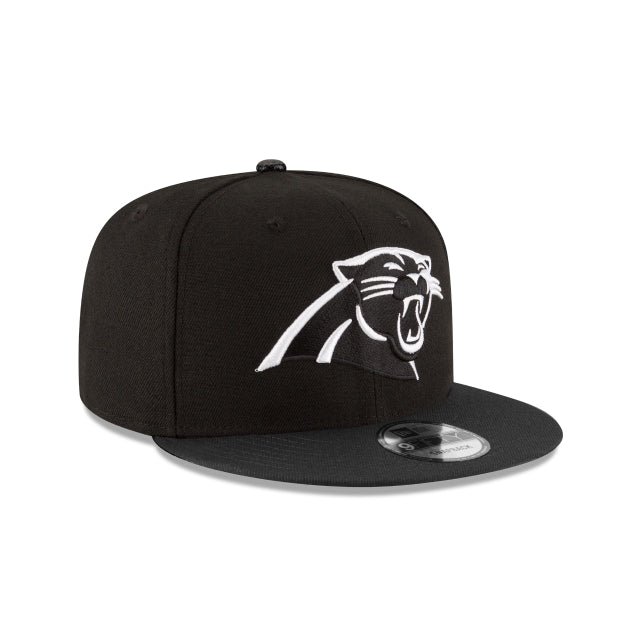 Carolina Panthers Black and White 9FIFTY Snapback Hat - Image 3