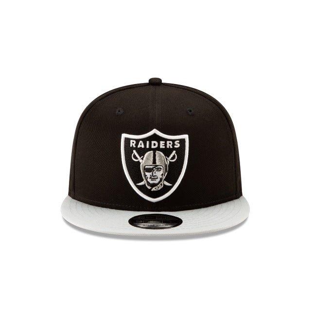 Las Vegas Raiders Two Tone Black 9FIFTY Snapback Hat - Image 2
