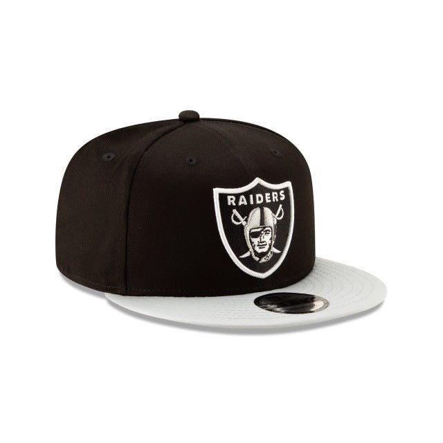 Las Vegas Raiders Two Tone Black 9FIFTY Snapback Hat - Image 3