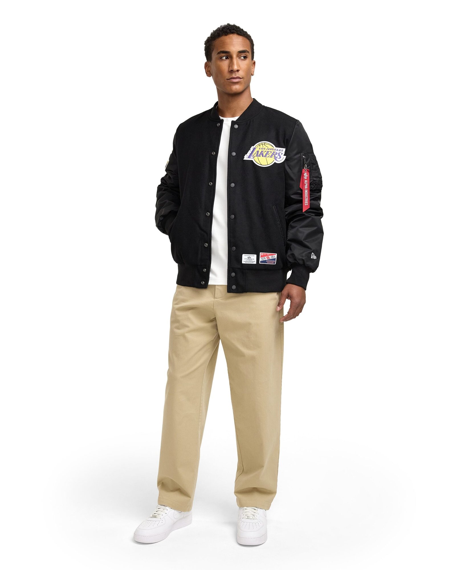 Alpha Industries x New York Knicks MA-1 Wool Varsity Jacket - Image 6