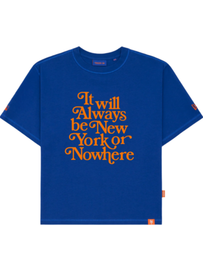 New York or Nowhere x New York Mets Light Royal Relaxed Motto T-Shirt