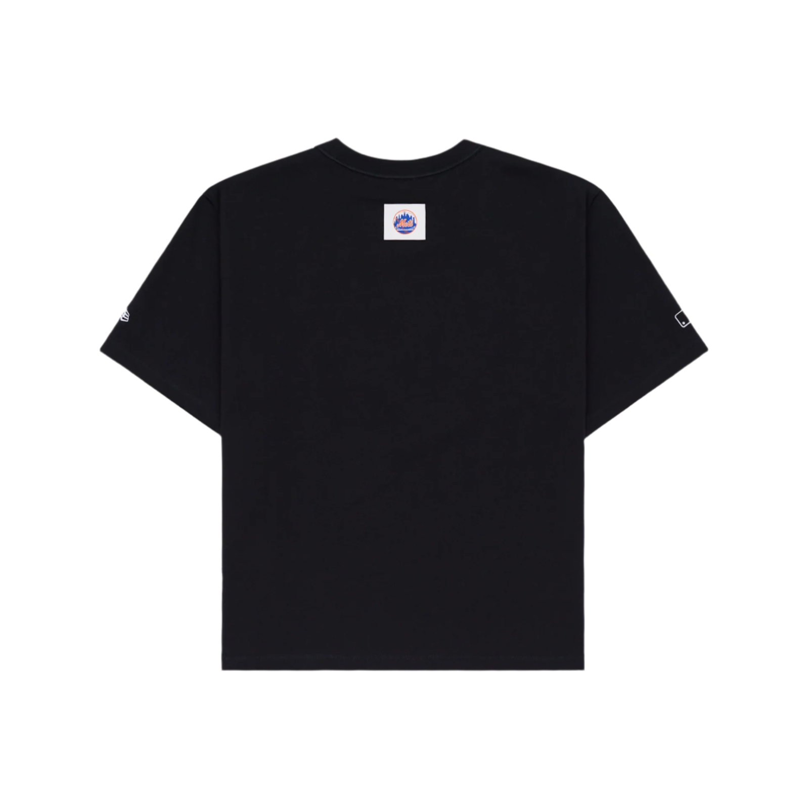 New York or Nowhere x New York Mets Black Relaxed Logo T-Shirt - Image 2