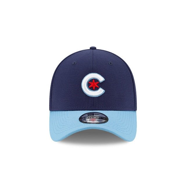 Chicago Cubs City Connect 39THIRTY Stretch Fit Hat - Image 2